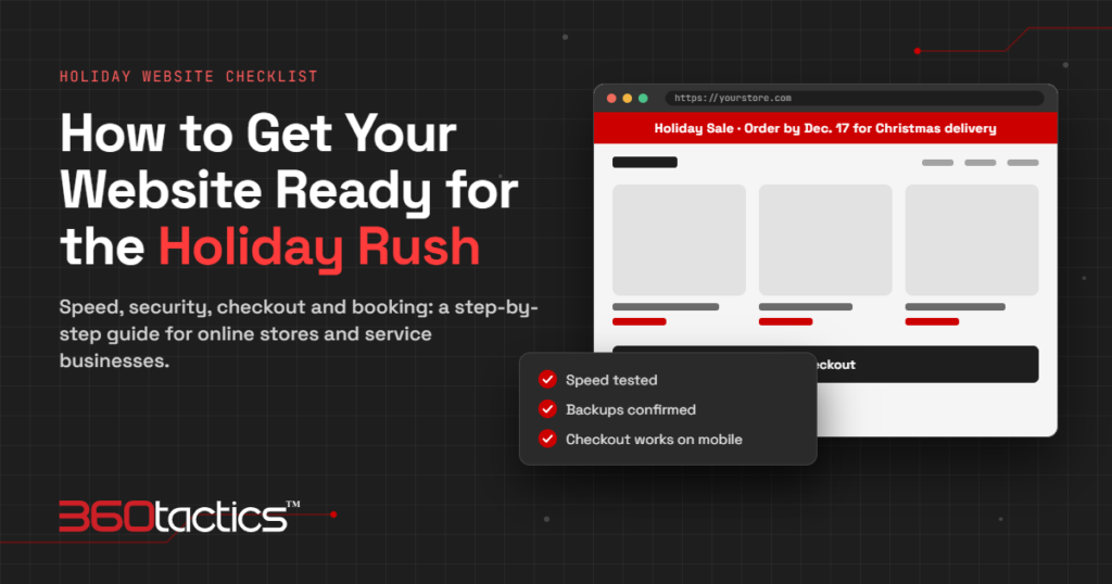 How to get your website ready for the holiday rush
