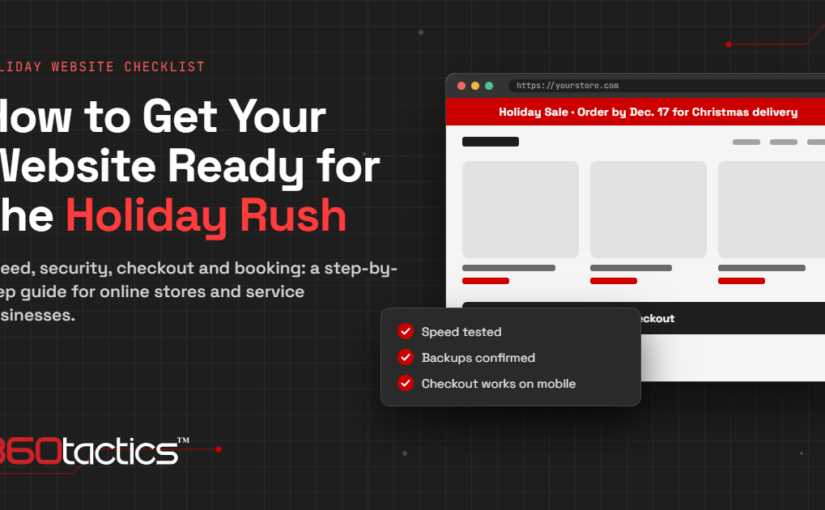 How to get your website ready for the holiday rush
